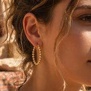 サージカルステンレスピアス　アクセサリー　デザイン　金属アレルギー対応　18kコーティング