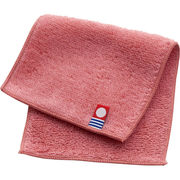 今治 サスティナブルタオル ハーフハンカチ 64810 ローズレッド