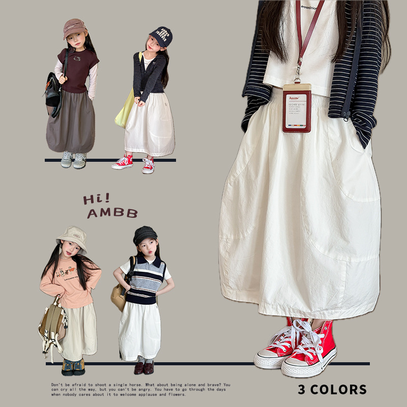2026新品A★子供服　スカート★100cm～170cm 3色