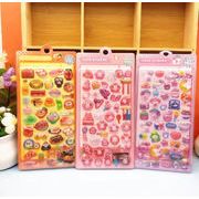 3Dシール    手芸DIY  手帳シール ステッカー    精美 ク   立体シール