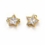 11×10mm つなぎパーツ ゴールドカラー アクセサリーパーツ