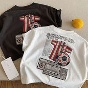 2026夏※棉100 キッズ半袖 アメリカンレトロ カジュアル 半袖Tシャツ 男女兼用 トップス