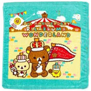 ハンドタオル リラックマ タオル 綿100％ 10周年 記念 約35×35cm【小ロット販売】