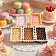 激安販売★芸DIY デコパーツ ★アクセサリー 　パーツ★トレー　皿　大きめ