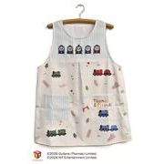 【即納】きかんしゃトーマスストライプキッチン　レディースエプロン 保育士 介護士