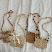 子供用ハンドバッグ ハンドメイド風  春夏お出かけ用 帽子