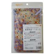 日本製 made in japan 着物柄ねっくぽーち パープル