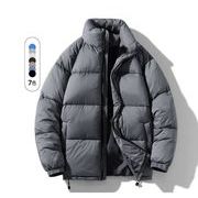 メンズダウンアウター綿服　コート 秋冬防寒服カップル ファージャケットペアコート厚手