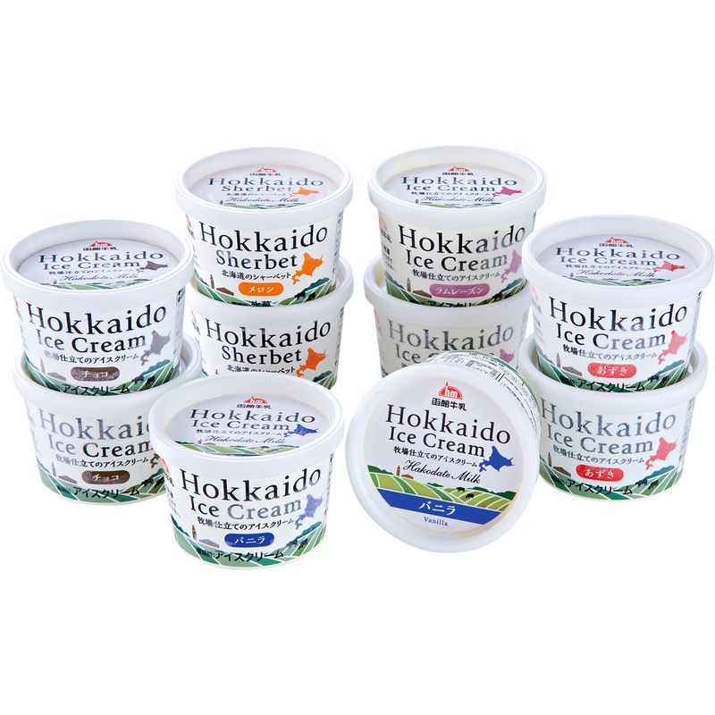 新・牧場のそよ風 函館アイスセット 10【直送品】［送料無料］