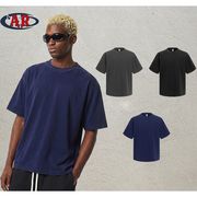 メンズ ウォッシュ加工 無地 半袖 Tシャツ 男女専用 ビンテージ風 トップス 夏 2026新作★全3色
