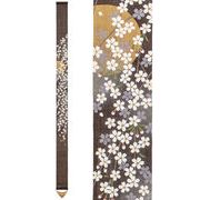 【部屋をおしゃれに演出する細タペストリー！】洛柿庵　細タペ「夜桜」