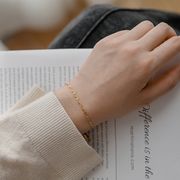 シンプル　ブレスレット ステンレスSUS316L ブレスレットチェーン 金属アレルギー対応2026年6月