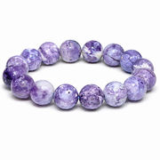約13mm ラベンダーパープル ティファニーストーン《Tiffany Stone》希少天然石ブレスレット