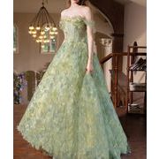 結婚式・司会者用ワンピース・花嫁ウェディングドレス・パーティードレス・披露宴/写真撮影  ロングドレス