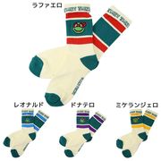 【靴下】ティーンエイジミュータント ニンジャタートルズ カラフルラインソックス 顔