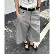 ボトムス ズボン パンツ ワイドパンツ 七分丈 スラックス