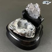 原石一点物 瑪瑙 メノウ アゲート 天然石 原石 パワーストーン (ミニトレジャーメノウ260g台付)