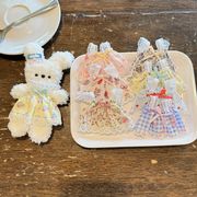 10cmぬいぐるみ対応 花柄ワンピース  ぬい服 ドール服 着せ替え 小花柄ドレスかわいい 洋服