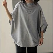 Tシャツ 七分袖 無地 ゆったり 快適 レディース 0029# XB979