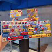 ストレス解消キーボードトイキーホルダー★ミニキーボード★雑貨かわいい オシャレ★