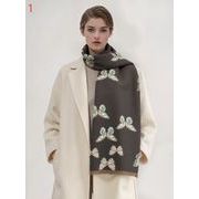 2026新品　スカーフ　レディース 秋冬用 カシミヤ風  おしゃれ　フリンジ柄 暖かい