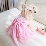 ペット服 ワンピース 犬服 夏新作 ワンちゃん服 犬の服 猫服 ドッグウエア ピンク
