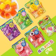 フルーツ 皮が剥けるグミ ソフトキャンディ 咀嚼音 人気お菓子 SNS話題のバズグミ ブドウ ライチ もも