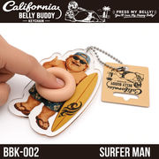 CALIFORNIA BELLY BUDDY KEYCHAIN　キーホルダー　アメリカン雑貨　キーホルダー ジョークグッズ