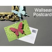蝶が舞うポストカード！”Wallseal post card（4セット）”