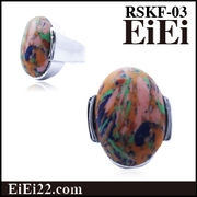 天然石リング ファッション指輪 デザインリング　RSKF-03