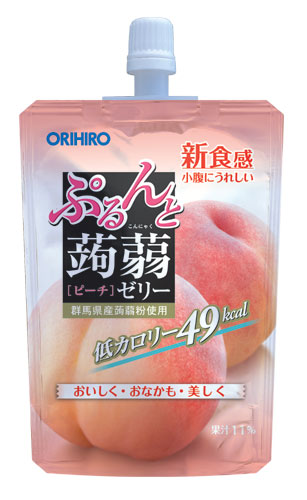 ぷるんと蒟蒻ゼリースタンディング ピーチ