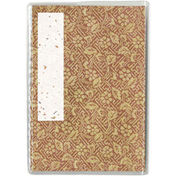 集印帳 （大） どんす 紗綾形 茜 カバー付