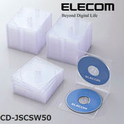ELECOM(エレコム) Blu-ray/DVD/CDケース（スリム/PS/2枚収納） CCD-JSCSW50CR