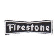 輸入ワッペン　ファイアーストン（ファイアーストーン）　Firestone　黒ベース