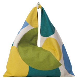 【ご紹介します！独特の色彩で人気のシビラ風呂敷をおしゃれな袋に！東袋！】CARAMBOLA  グリーン