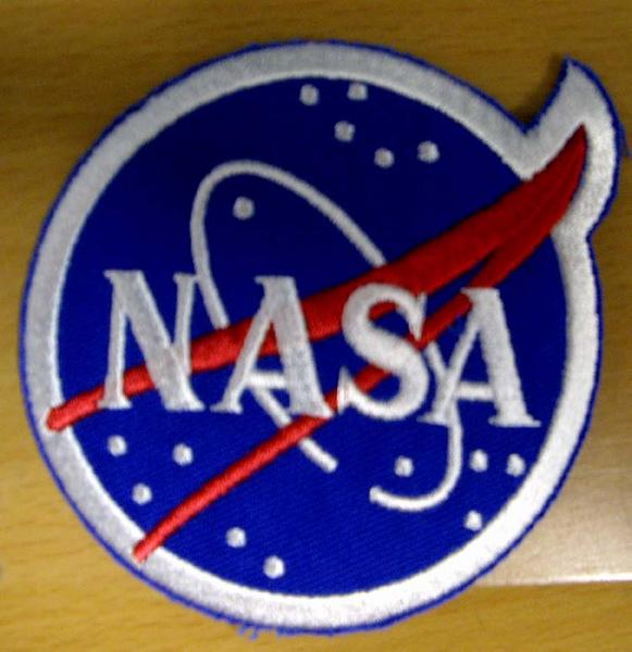 輸入ワッペン　NASA章 丸