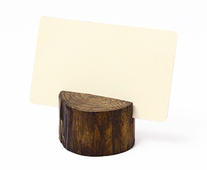 チーク カード立て(L)[天然木 天然素材 木製 カードホルダー メモ アジアン ハワイ トロピカル]