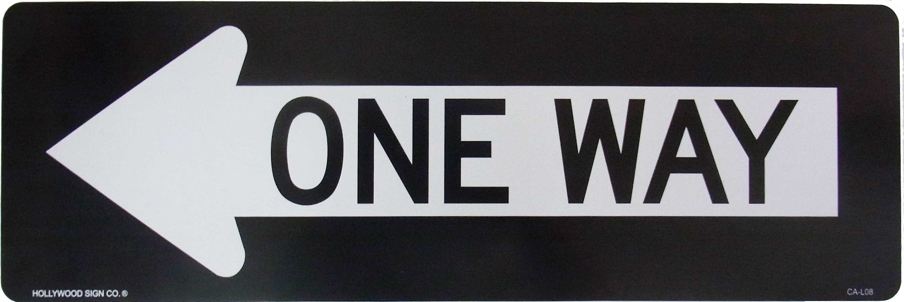 プラスティックサインボード L SIZE CA-L08 ONE WAY(一方通行)