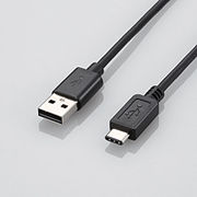 エレコム USB2.0ケーブル A-TypeC U2C-AC10BK