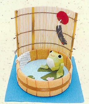 【ご紹介します！安心の日本製！夏を彩る和雑貨！売れ筋！たらいの蛙！】
