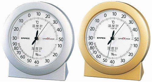 《日本製》【高精度センサ搭載】スーパーEX高品質温・湿度計