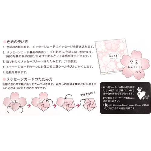 卒業祝い 寄せ書き 花咲く色紙2 桜 雑貨 株式会社 ブライエンタープライズ 問屋 仕入れ 卸 卸売の専門 仕入れならnetsea