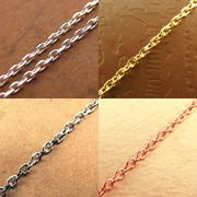 SV925/AG925 シルバー あずきカットチェーン/アンカーカットチェーン 1mm ネックレス/切売