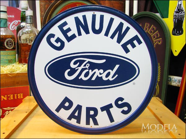 アメリカンブリキ看板 フォード -GENUINE PARTS-