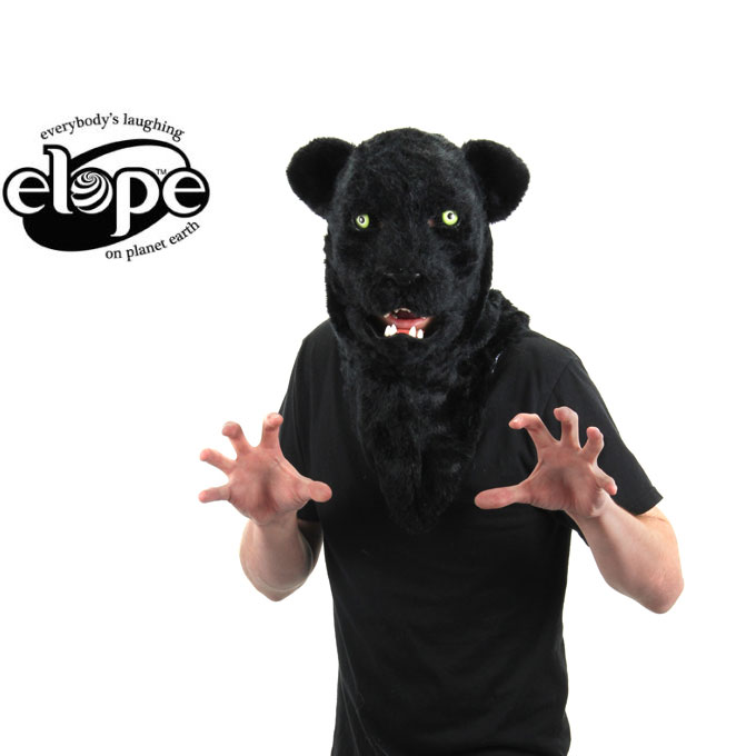 ELOPE　Mouth Mover Black Panther Mask 　　13926