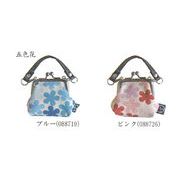 【新登場！安心の日本製！彩りが美しい帆布製の雑貨！1.8角小銭入れ】五色花