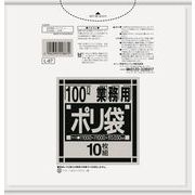 Ｌ８７　ダストカート用１００Ｌ　透明　１０枚 【 日本サニパック 】 【 ゴミ袋・ポリ袋 】