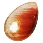≪特価品≫天然石 ルチルクォーツ(Rutile quartz) ドロップパーツ