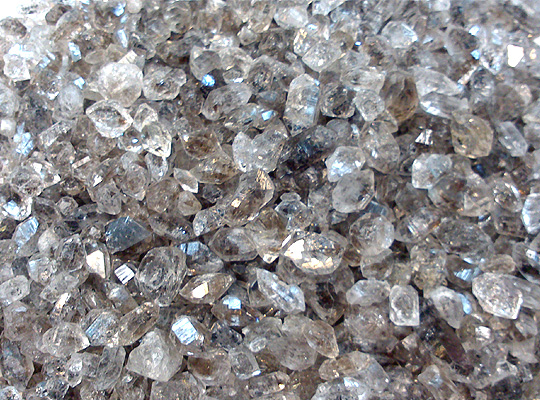 【高品質】天然石 小原石・ラフロックタンブル・チップ ハーキマーダイヤモンド 10gから