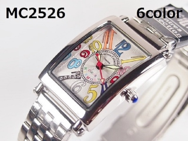 【在庫処分】MontresCollectionレディース腕時計　日本製高性能省電力ムーブメント　電池寿命４年以上